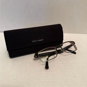 Dolce & Gabbanna Eyeglasses Men DG 1232 01 54 16 140 Frames Only w/case